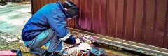 сварка ворот в прохладном